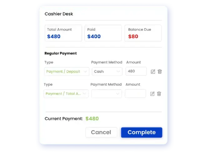 簡単な支払い処理
